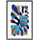 SAFAVIEH Spunky Splat Hand Painting, 24 x 36, Framed Wall Art ...
