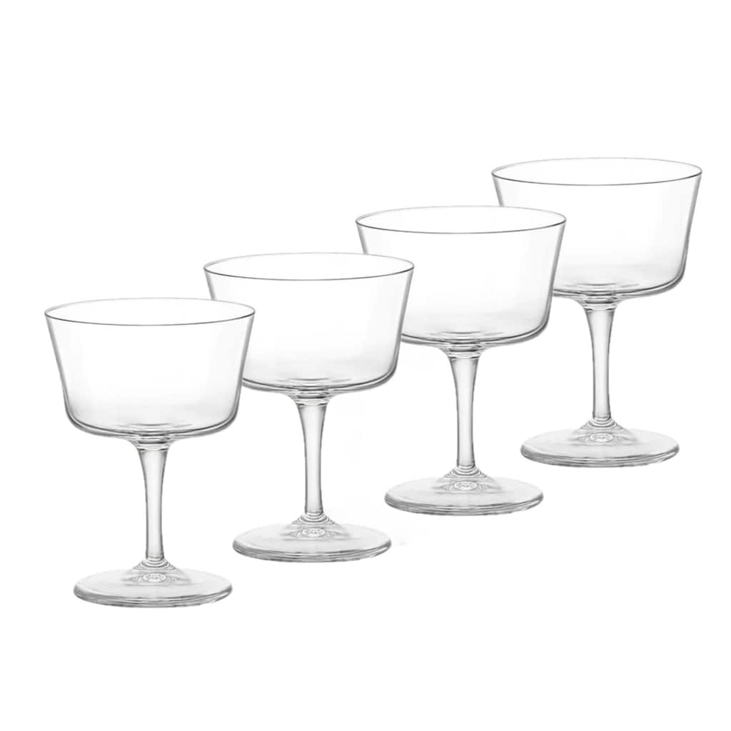 Bormioli Rocco Set of 4 Novecento Stemware Fizz Glasses - 7.5 oz.