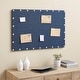 preview thumbnail 2 of 34, Burlap Corkboard with Nail-head Accents