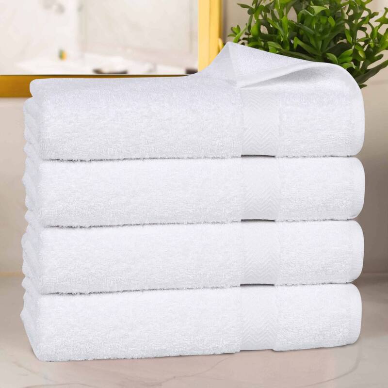 Superior Franklin Cotton Lightweight Bath Towel Set of 4