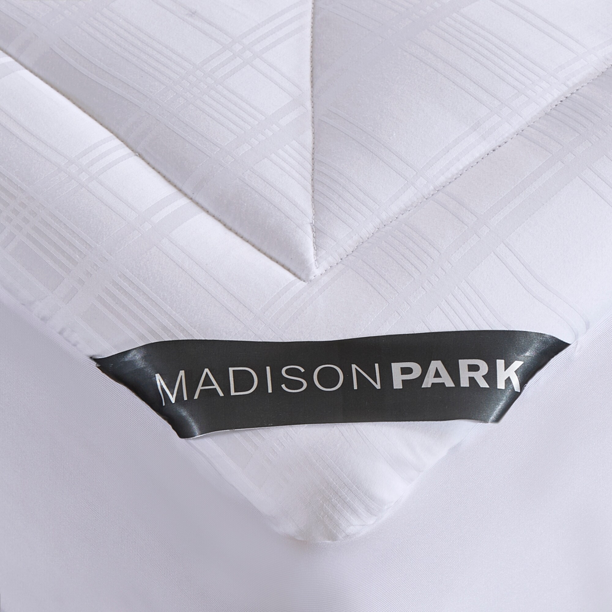 Madison Park 525 Thread Count Cotton Rich Down Alternative Mattress Pad