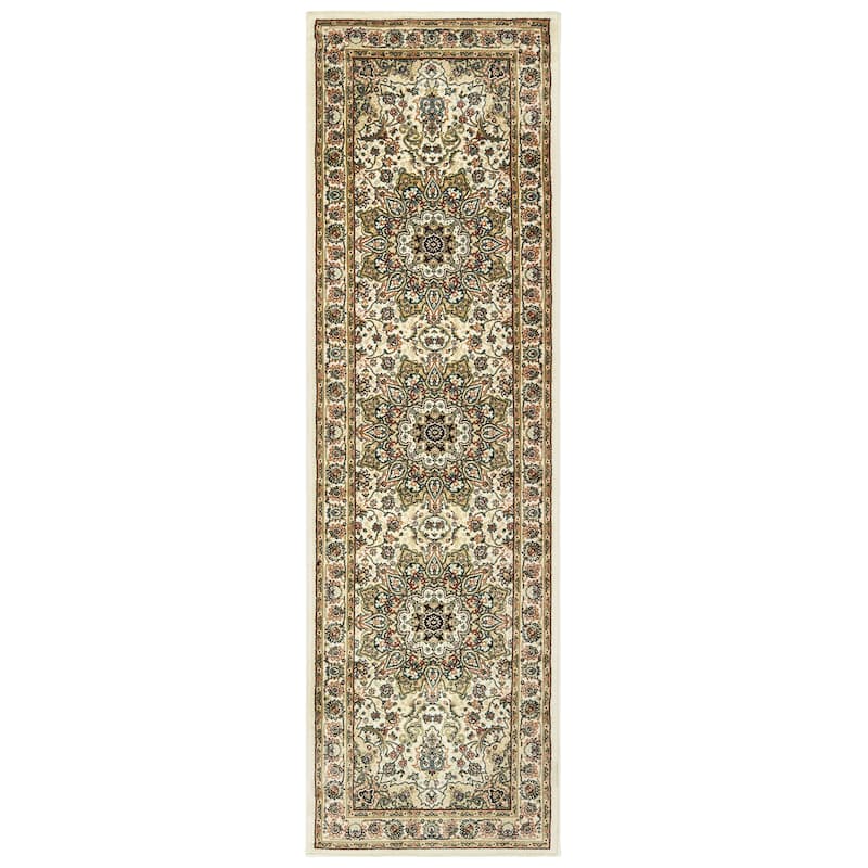 Style Haven Stora Red/Ivory Classic Medallion Area Rug