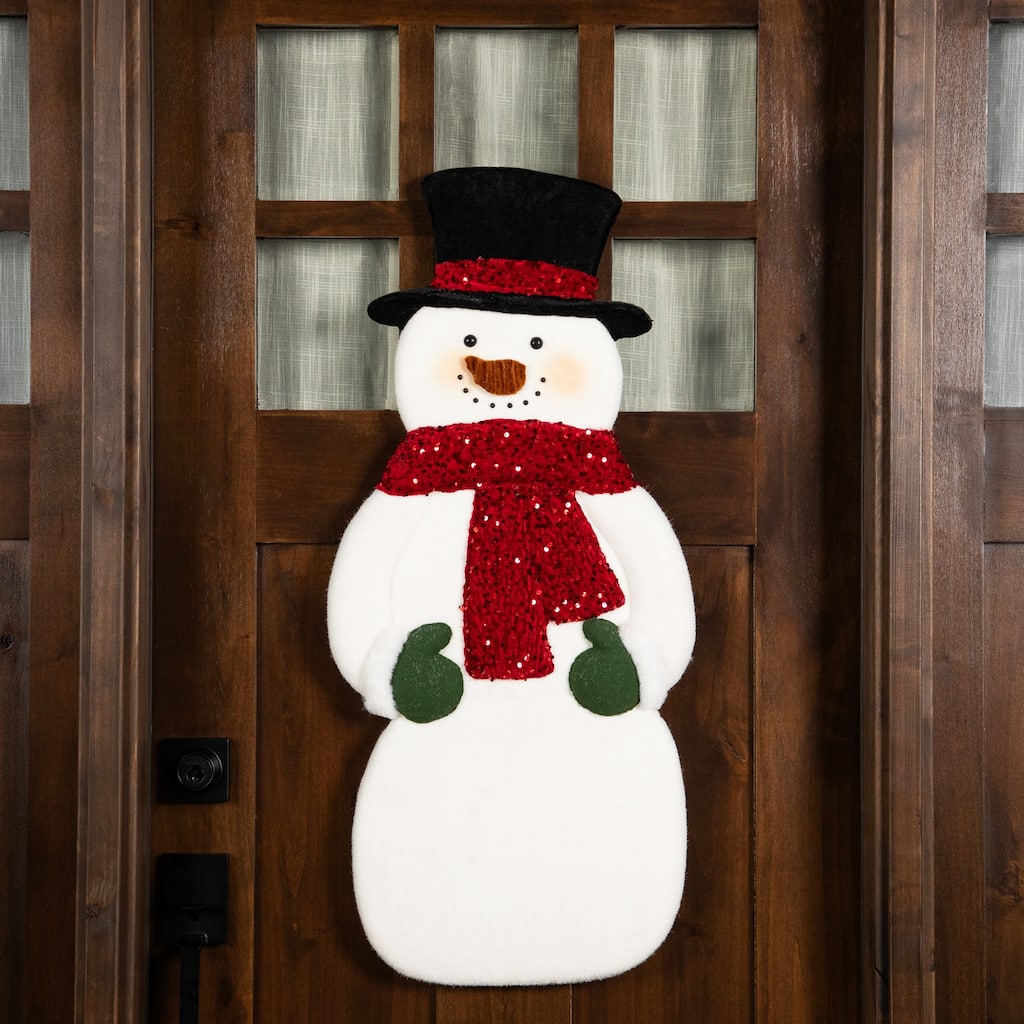 Snowman Hanging Wall Christmas Decoration - 3'
