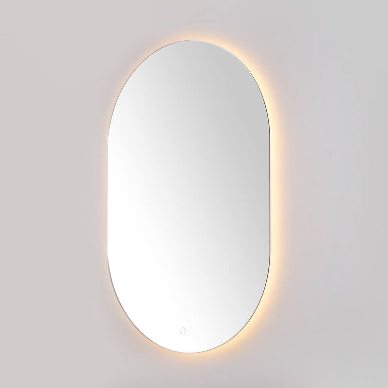 SAFAVIEH Daniele 36" Led Vanity Mirror - White - 24Wx1Dx36H