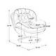 preview thumbnail 26 of 25, Accent chair TV Chair Living room Chair sofa with Ottoman