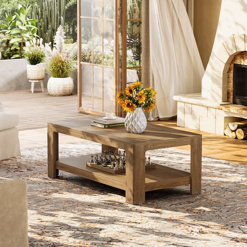 47.24" Rectangle Coffee Table for Living Room