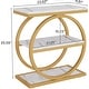 preview thumbnail 27 of 29, 3 Tiers End Table, Wood Side Table for Living Room, Slim Nightstand