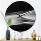 preview thumbnail 9 of 9, Designart 'Glittering Silver Pattern' Oversized Modern Wall CLock 23 in. wide x 23 in. high