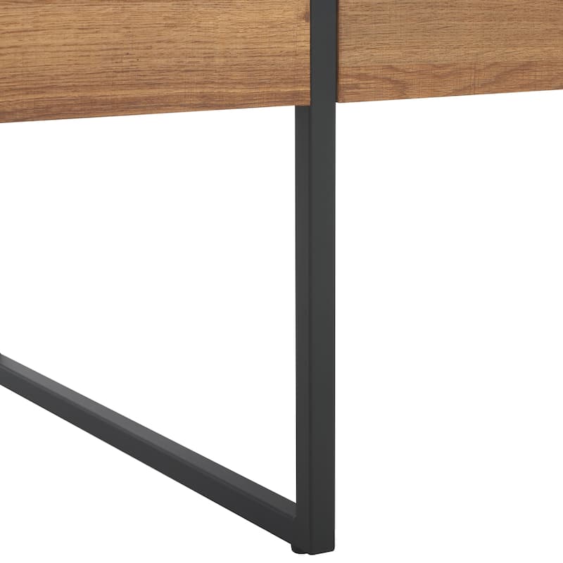 SAFAVIEH Tristan Modern Rustic Rectangular Coffee Table - 43.3" W x 23.6" L x 15.7" H - 43.3" W x 23.6" L x 15.7" H