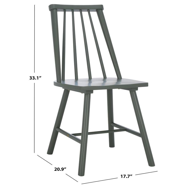 SAFAVIEH HOME Analin Dining Chair (Set of 2) - 18"W x 21"D x 33"H