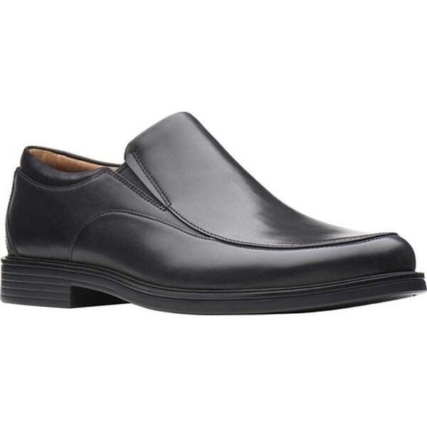 Shop Clarks Men's Un Aldric Walk Loafer Black Full Grain Leather - Free ...