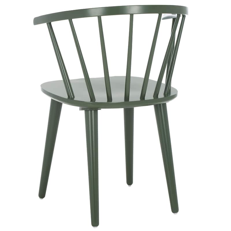 SAFAVIEH Home Blanchard 18-inch Curved Spindle Side Chair [SET of 2] - 21"W x 21"D x 30"H