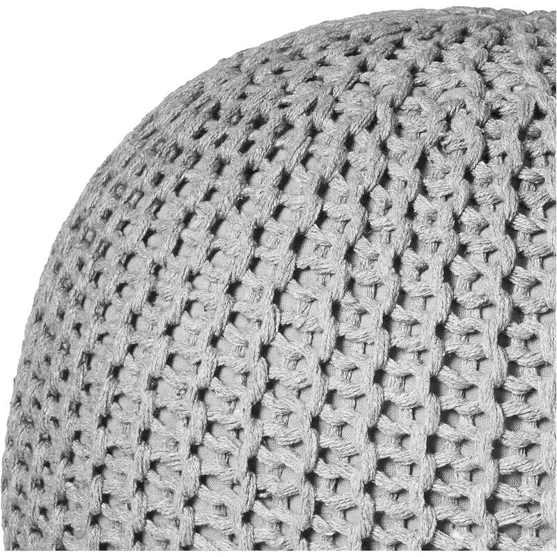 Urban Lifestyle Round Knit Pouf