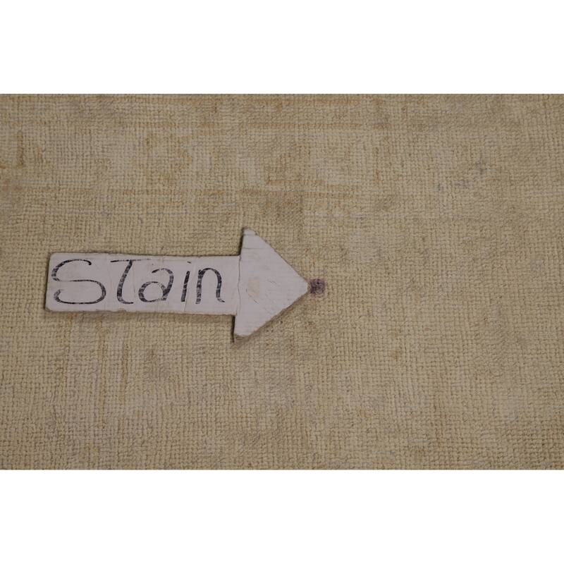 Distressed Tabriz Persian Vintage Area Rug Hand-Knotted Wool Carpet - 8'9" x 11'4"