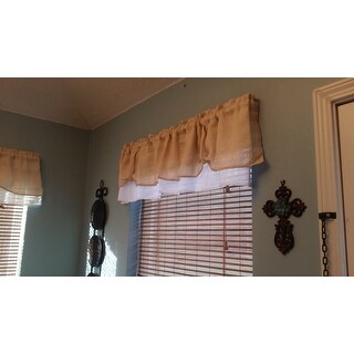 Shop Achim Darcy Window Curtain Valance Free Shipping On