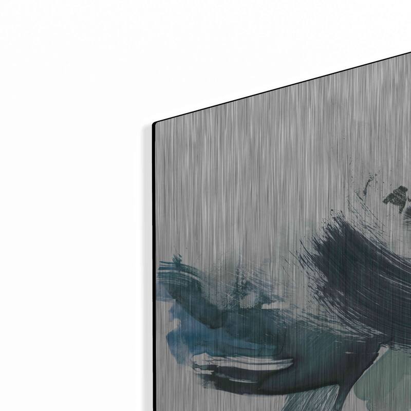 Luxe Metal Art 'Coastal Crush I' by Victoria Borges, Metal Wall Art