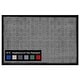 preview thumbnail 79 of 107, A1 Home Collections Polypropylene Rubber Door Mat All Weather Inside Outside Door Mat 16"x24" - Criss Cross Dark Gray