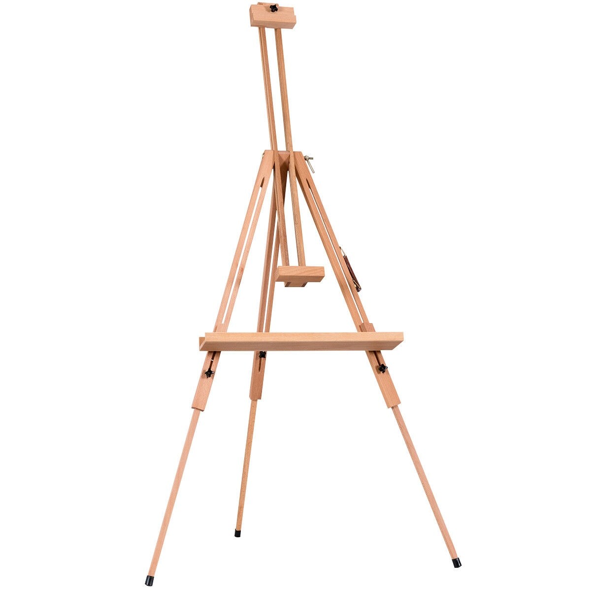 Shop Costway Foldable Wood Tripod Easel Sketching Painting