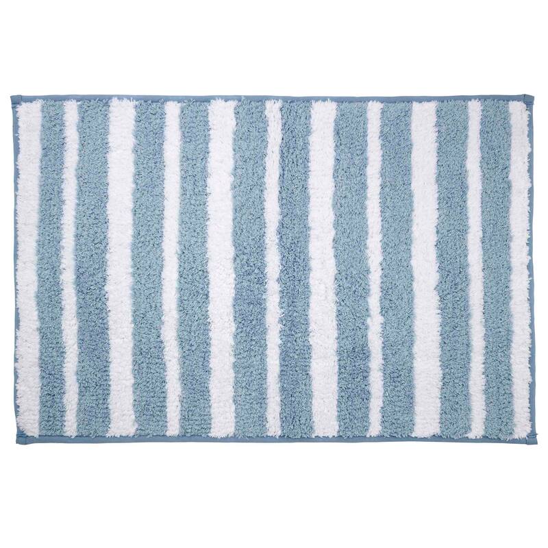 Izod Mystic Floral Blue Reversible Rug