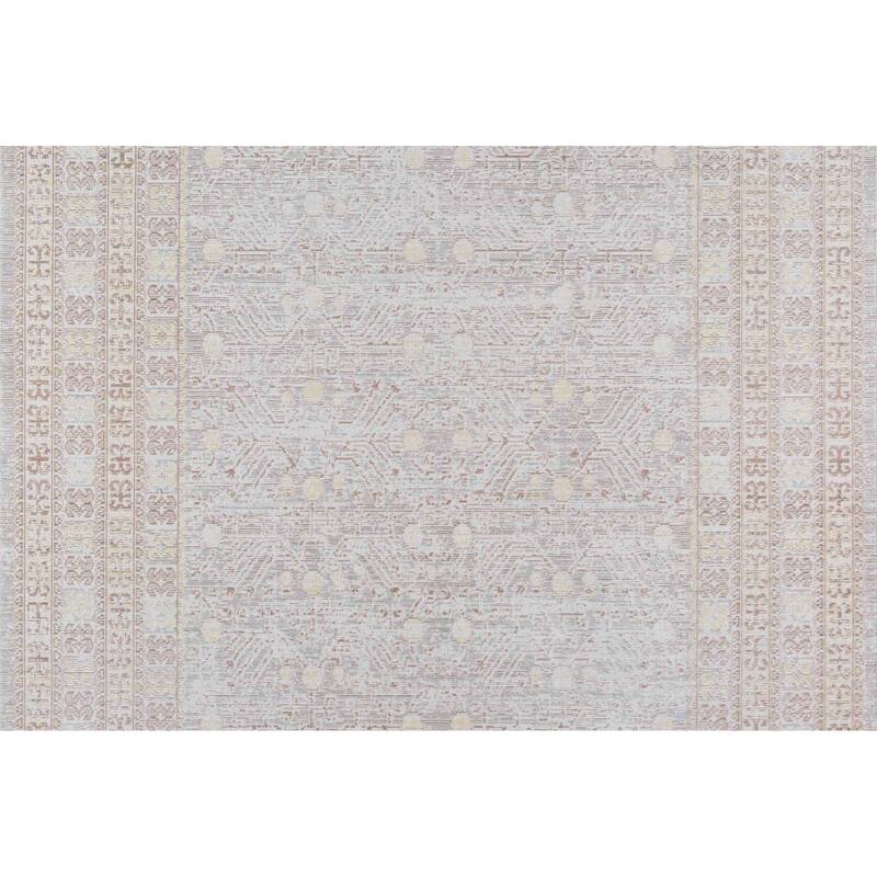 ECARPETGALLERY Machine Woven Valeria Grey Area Rug