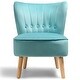 preview thumbnail 27 of 31, Costway Armless Accent Chair Tufted Velvet Leisure Chair Single Sofa