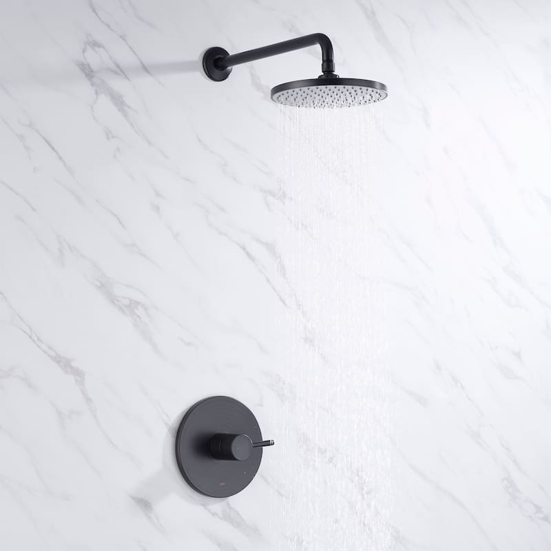 Luxier SS-B01 Single-Handle 1-Spray Shower Faucet with Valve