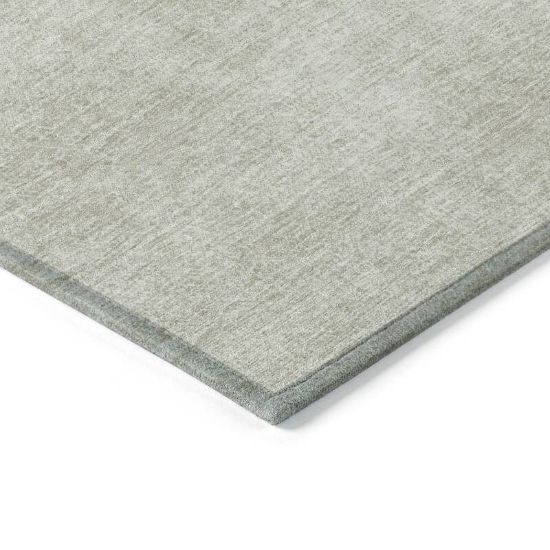HomeRoots Solid Color Transitional Rectangle Outdoor Rug