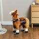 preview thumbnail 7 of 7, Realistic Ride-On Horse for Kids with Sounds, Safe Steel Frame, 132 lbs Weight Capacity, 19.7" Seat Height