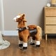 preview thumbnail 7 of 7, Ride on Horse, Walking Horse Toy, Kids Plush Riding Horse, Pony with Wheels & Neighing Sound for 3-5 Years Old up to 132 Pounds