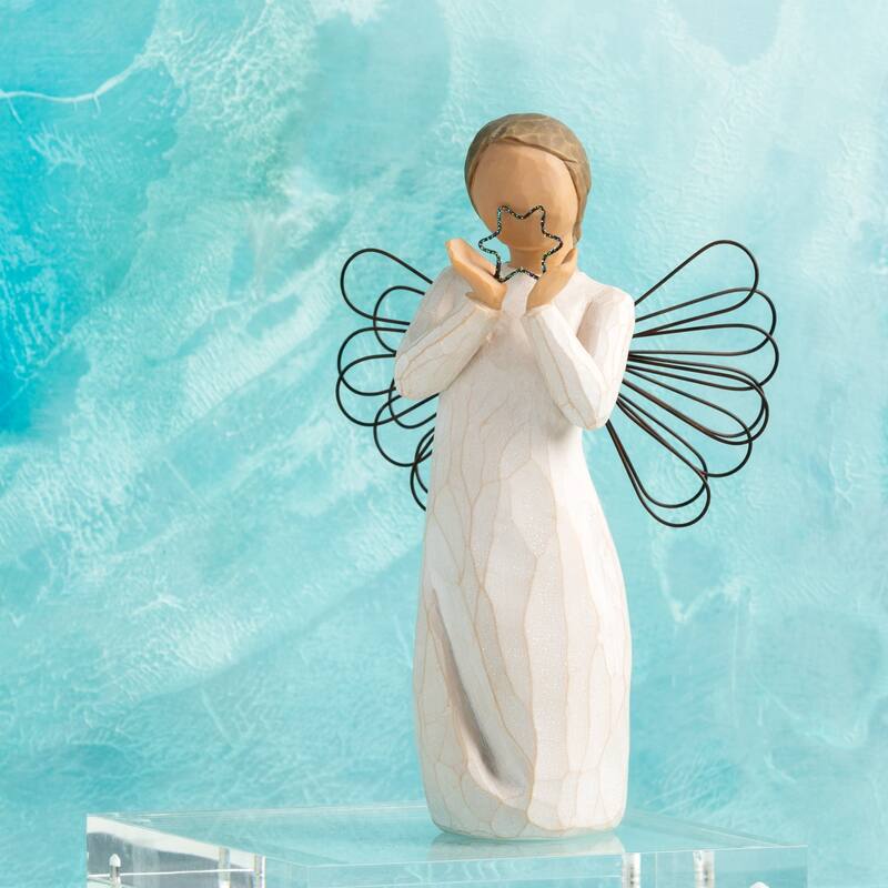 Willow Tree Bright Star Angel, 5.5-Inch Sculpted Hand-Painted Figure