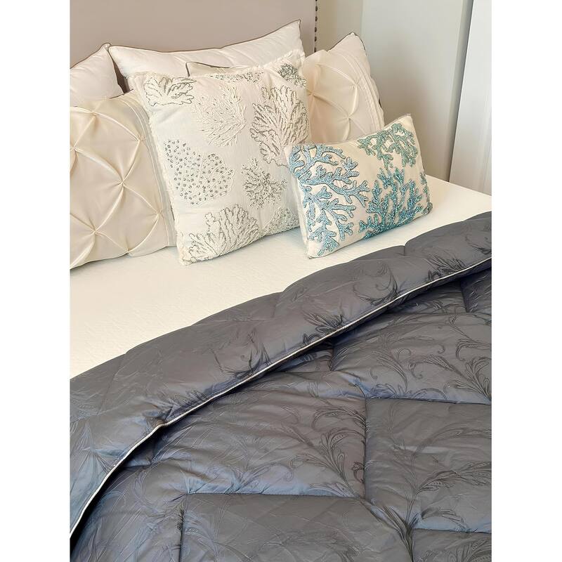 Royal Therapy Comforter, White Comforter Duvet Insert, Down Alternative Blanket Comforter
