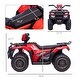 preview thumbnail 6 of 7, 12V Kids Electric ATV Quad with LED Headlights, AUX/USB Ports, and Twin Motors