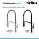preview thumbnail 10 of 30, Kraus Sellette Commercial 2-Function Pulldown Kitchen Faucet