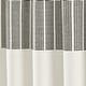 preview thumbnail 2 of 3, Lush Decor Stitched Woven Stripe Yarn Dyed Cotton Shower Curtain