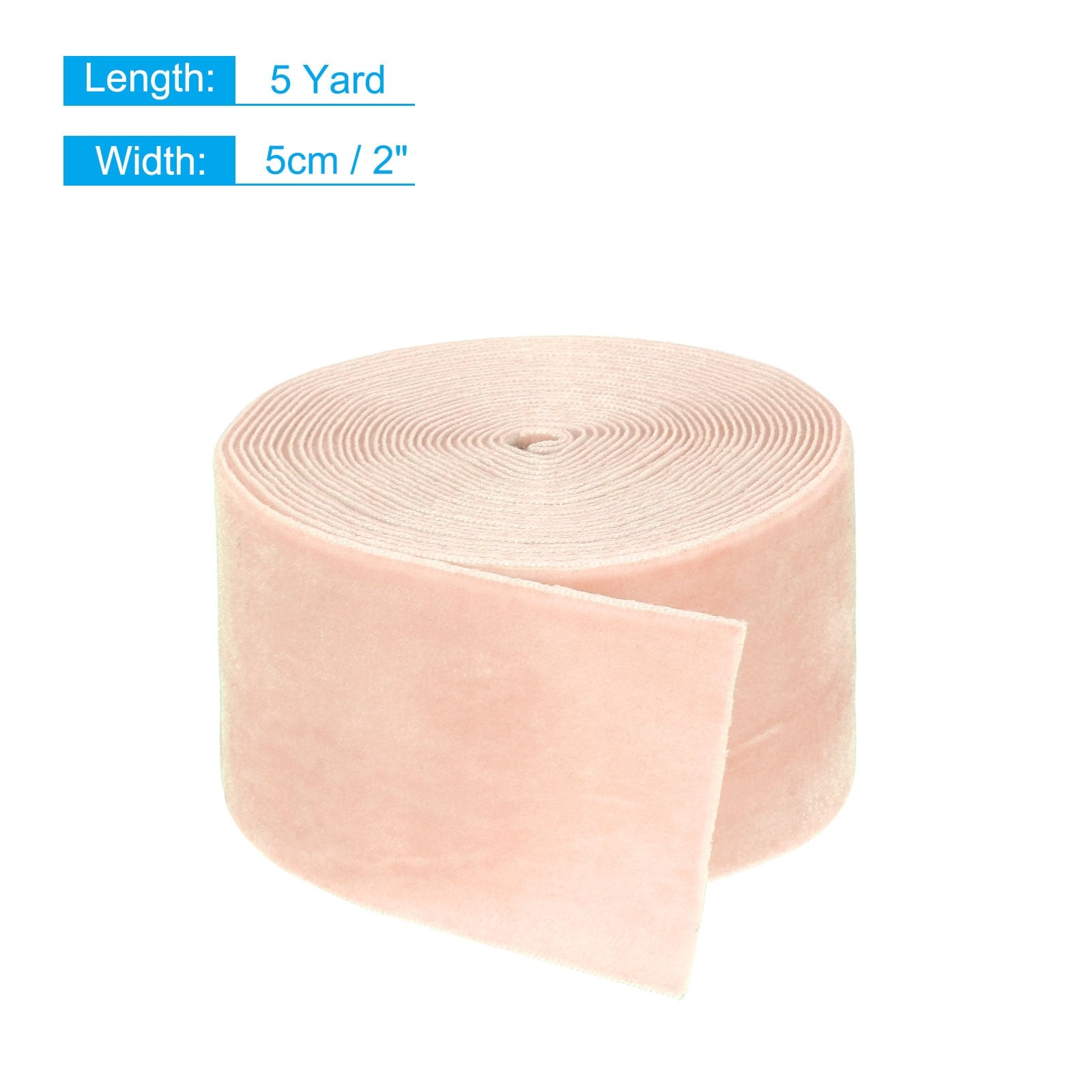 Velvet Ribbon Single Face Spool Silky Velvet Fabric for Bouquets DIY Crafts Gift Wrapping