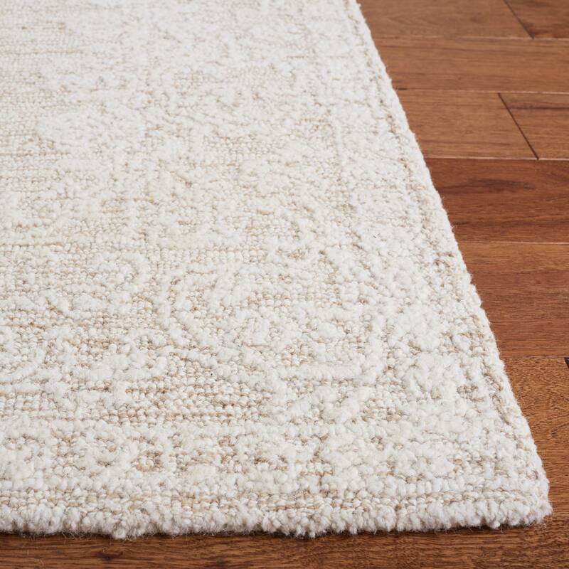 SAFAVIEH Handmade Abstract Sascha Medallion Wool Rug