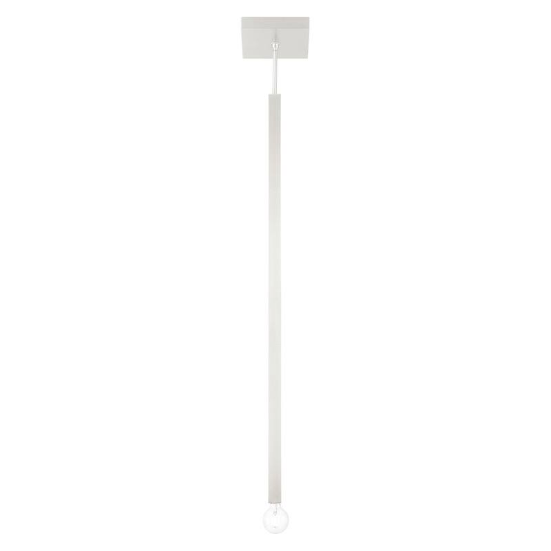 Livex Lighting 1 Light Mini Pendant, 49219-91 - 8.5" Sq. x 56" - 92" Adj. H