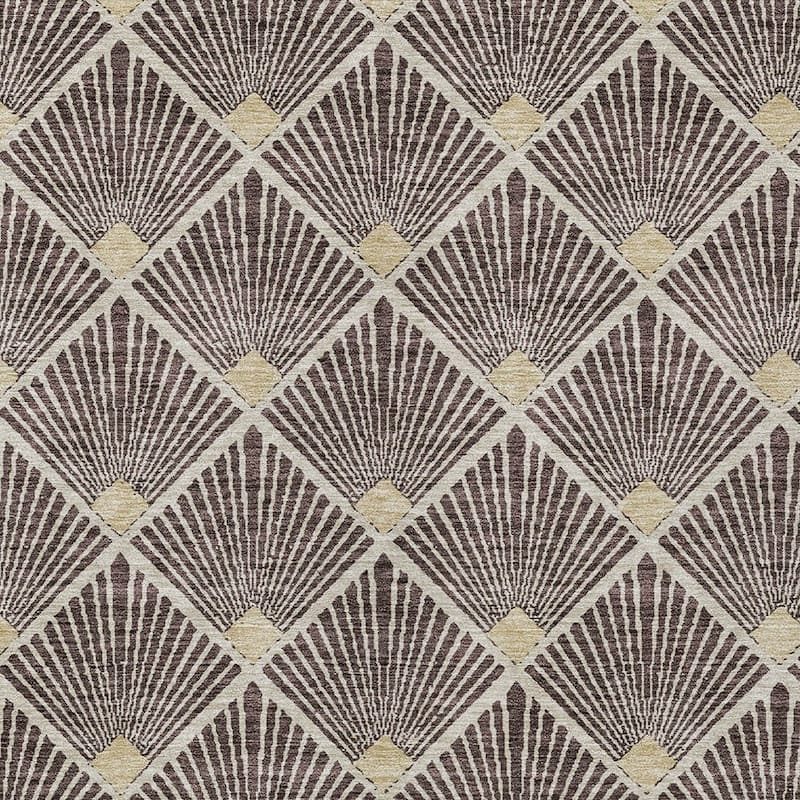 HomeRoots Geometric Transitional Rectangle Outdoor Rug