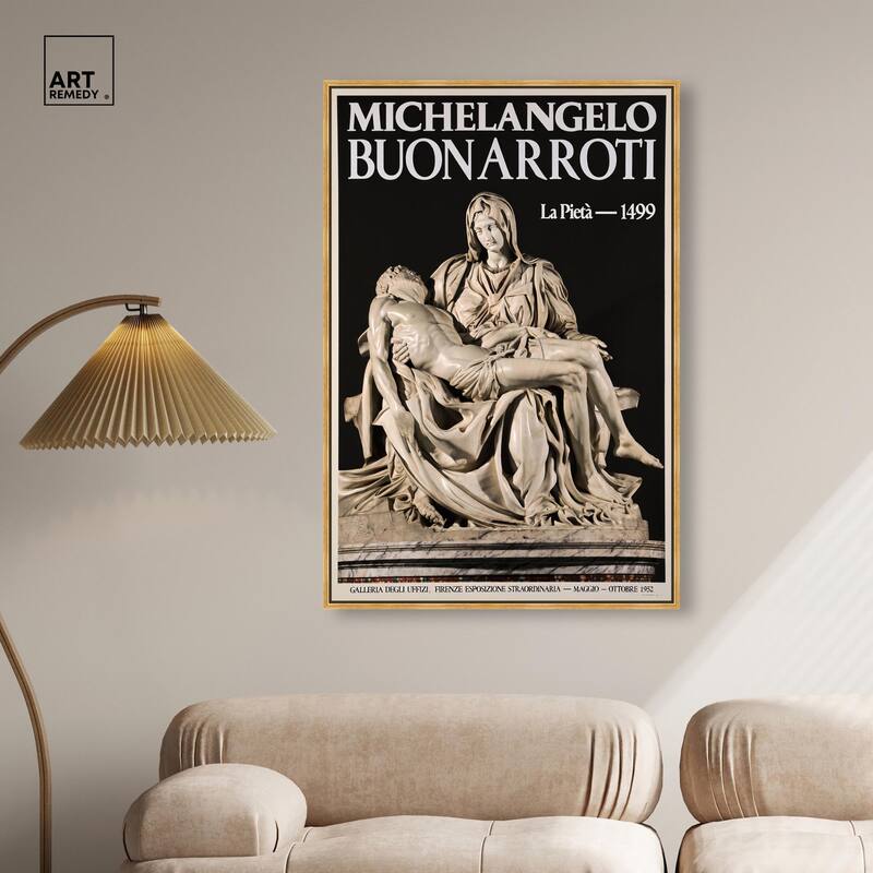 Marble Lamentation Canvas by Art Remedy