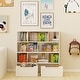 preview thumbnail 4 of 9, Toy Storage Organizer with 2 Movable Drawers, Multi-Functional 7 Shelf Kids Bookcase with 2 Hooks, Children Book Shelf