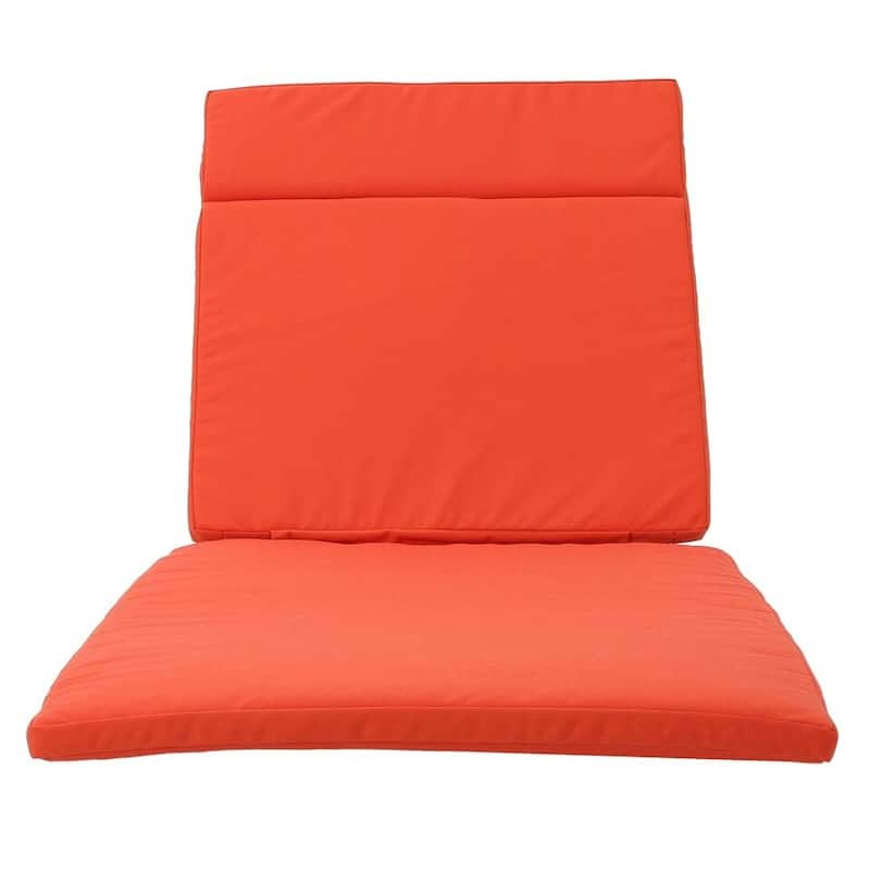 Roomfitters Chaise Lounge Cushion Set, Without Chaise Lounge, Water-Resistant Fabric with Secure Ties (Set of 2)