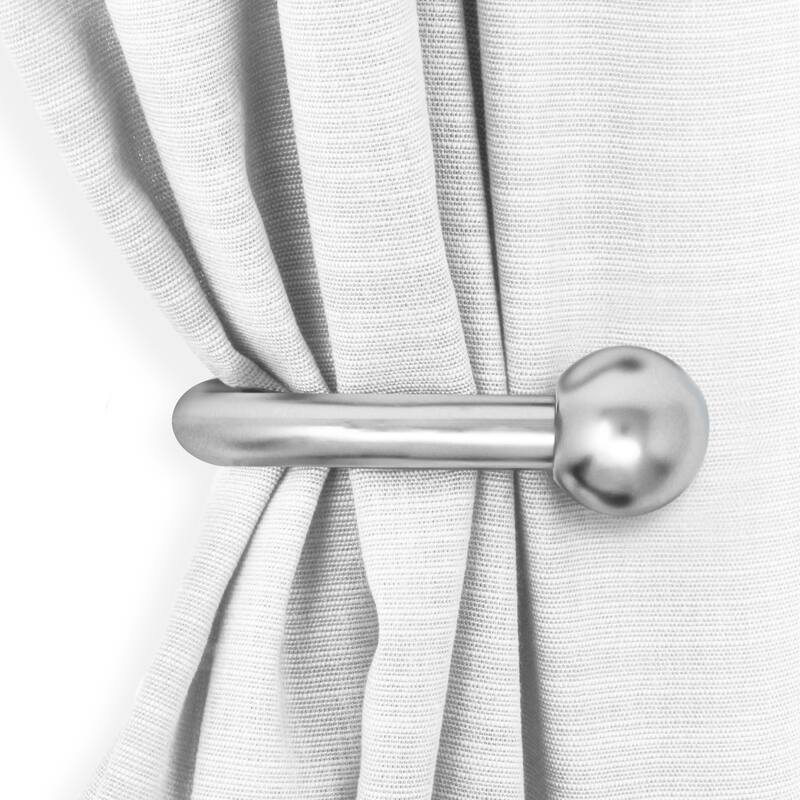 Chicology Holdbacks, Curtain & Drapery Rod Tie Backs & Hardware, Essential - Set of 2