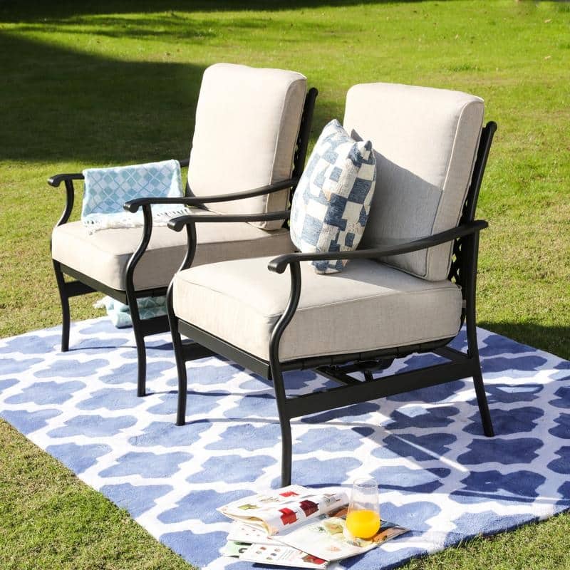 PATIO FESTIVAL Rocking Motion Chair (Set of 2)