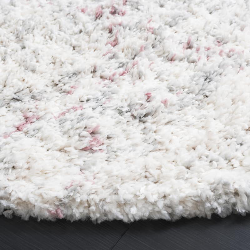 SAFAVIEH Fontana Shag Marye Modern Trellis 2-inch Thick Rug