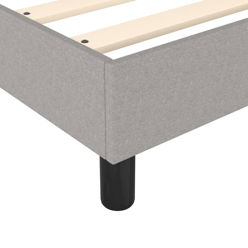 vidaXL Bed Frame Box Spring Platform Bed Base Frame Mattress Foundation Fabric