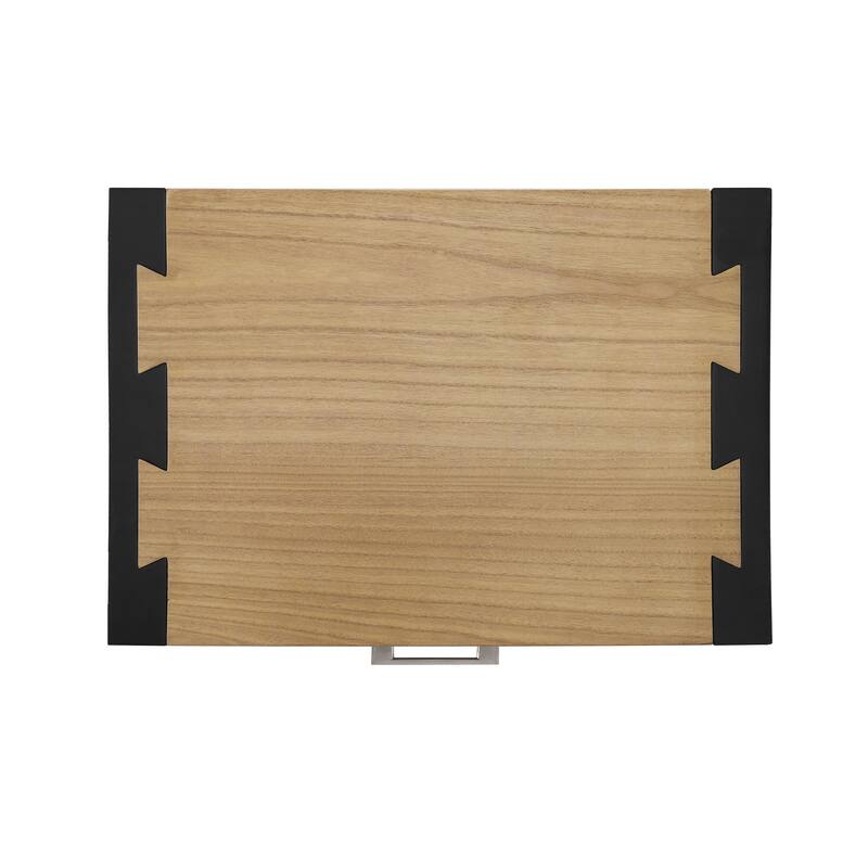 Christopher Knight Home - Quillson MDF 1-Drawer Nightstand with Smooth Glide Drawer
