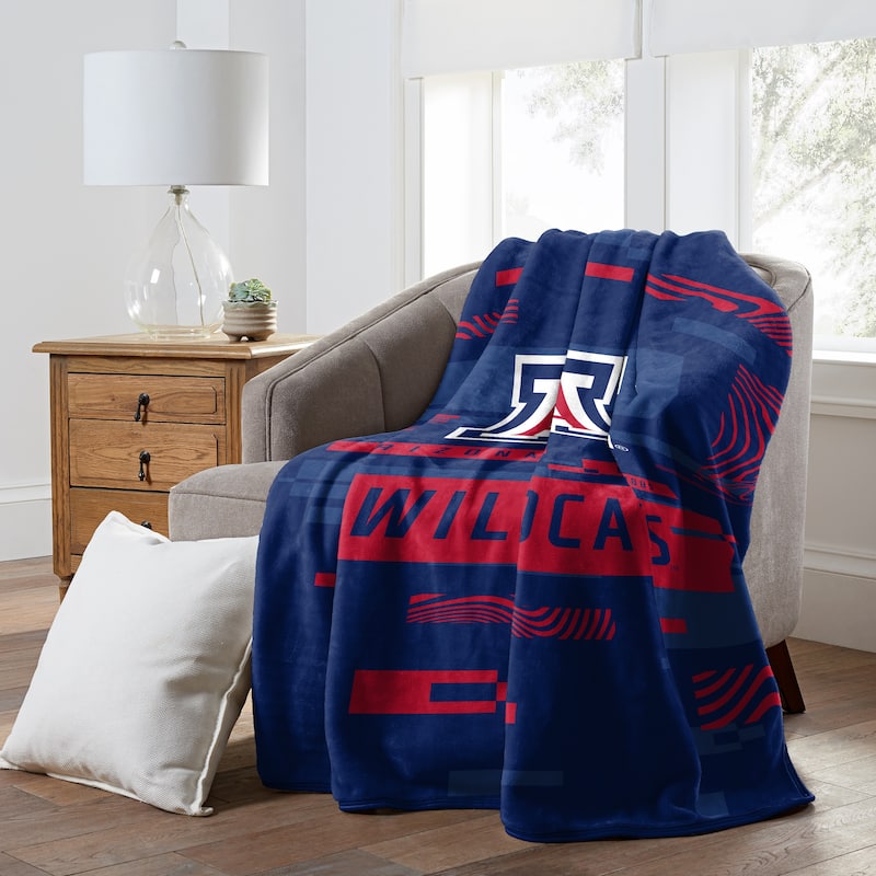 NCAA Arizona Wildcats Digitize Raschel Throw Blanket
