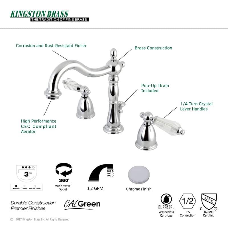 Wilshire 8 in. Widespread Bathroom Faucet