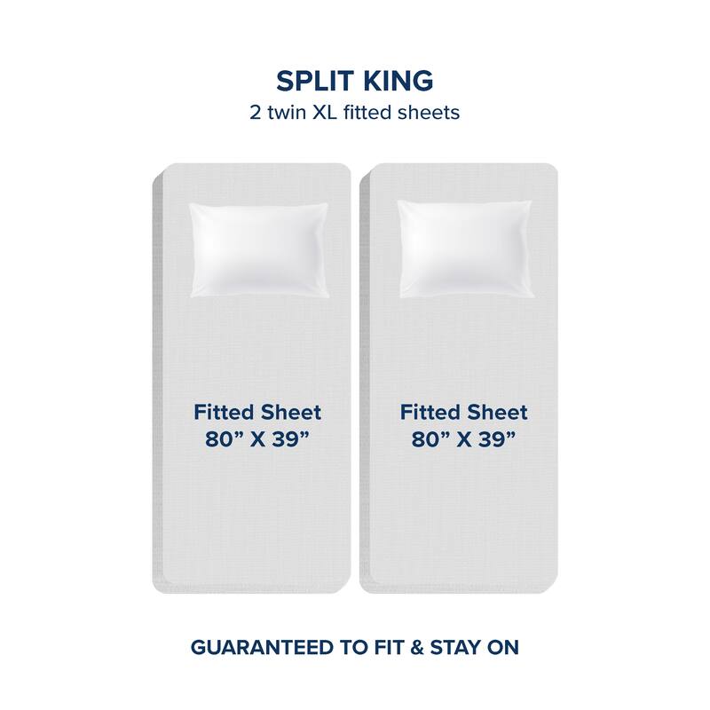 Bare Home 2-Pack Microfiber Fitted Bottom Sheets