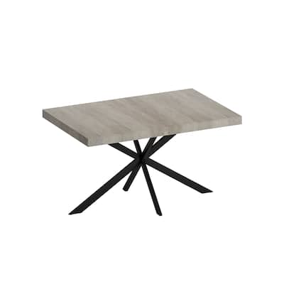 Retro Rectangular Stretch Dining Table